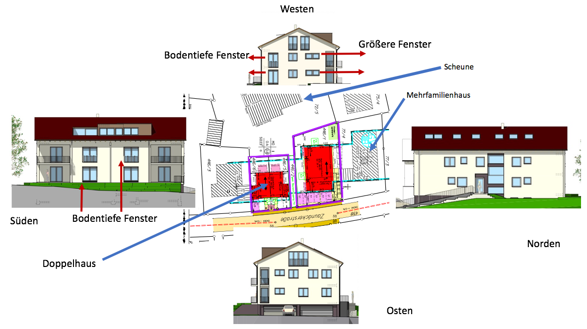 WB-IMMOBILIEN - LAGEPLAN-ANSICHTEN